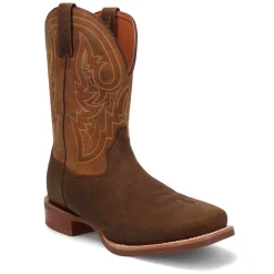 Brigston Embroidered Square Toe Cowboy Boots