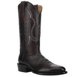 Brush Off Medium Embroidered Round Toe Cowboy Boots