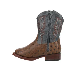 Bumps Square Toe Cowboy Boots (Toddler)