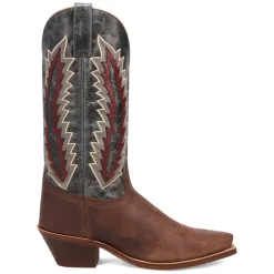Cadence Embroidered Snip Toe Pull On Cowboy Boots