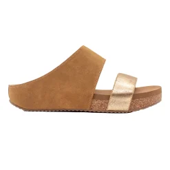 Campfire Metallic Slide Sandals