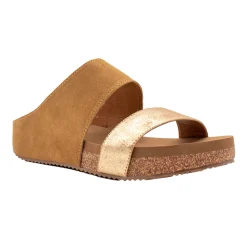 Campfire Metallic Slide Sandals