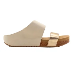 Campfire Metallic Slide Sandals
