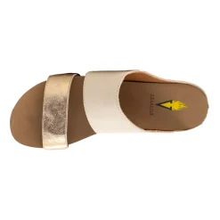 Campfire Metallic Slide Sandals