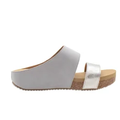 Campfire Metallic Slide Sandals