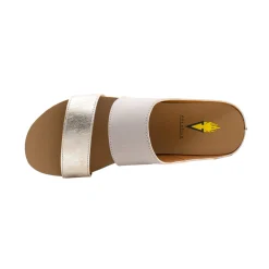 Campfire Metallic Slide Sandals