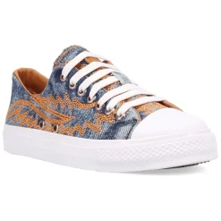 Campus Embroidered Lace Up Sneakers