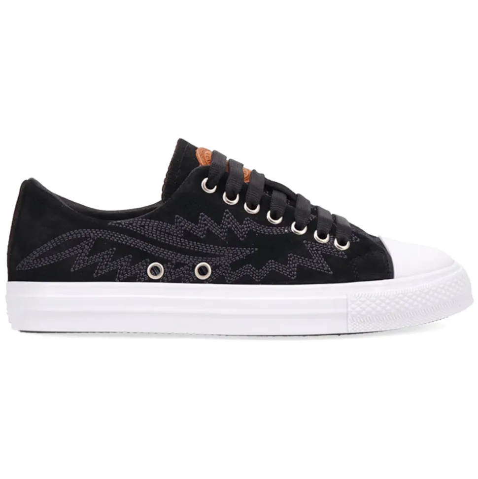 Campus Embroidered Lace Up Sneakers