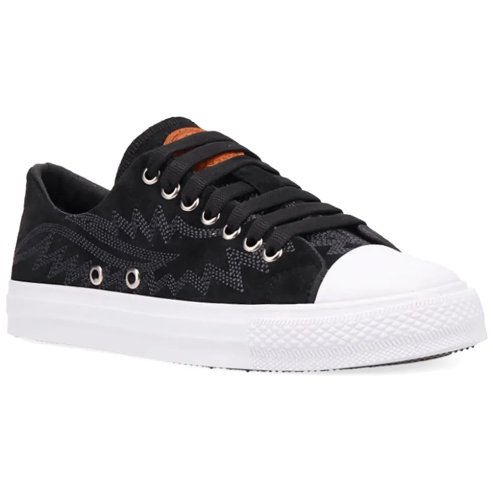 Campus Embroidered Lace Up Sneakers
