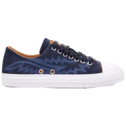 Campus Embroidered Lace Up Sneakers
