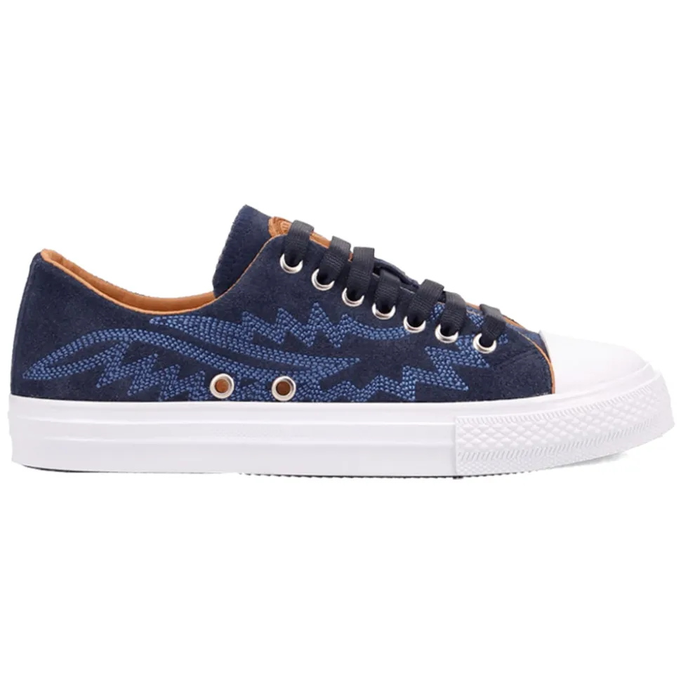 Campus Embroidered Lace Up Sneakers