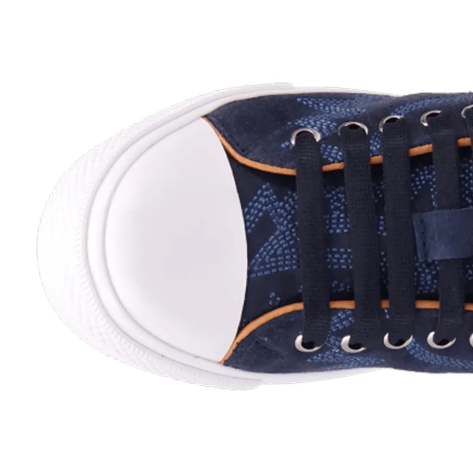 Campus Embroidered Lace Up Sneakers