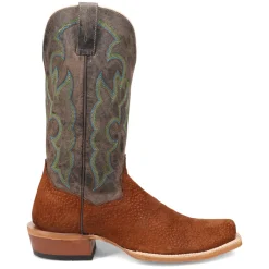 Cappy Carpincho Embroidered Square Toe Pull On Cowboy Boots