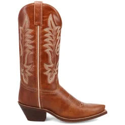 Carly Embroirdered Snip Toe Pull On Cowboy Boots