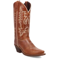 Carly Embroirdered Snip Toe Pull On Cowboy Boots
