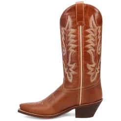 Carly Embroirdered Snip Toe Pull On Cowboy Boots