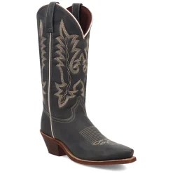 Carly Embroirdered Snip Toe Pull On Cowboy Boots