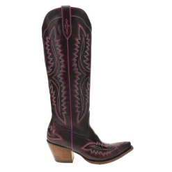 Casanova Tall Embroidered Snip Toe Zippered Cowboy Boots