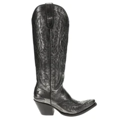 Casanova Tall Embroidered Snip Toe Zippered Cowboy Boots