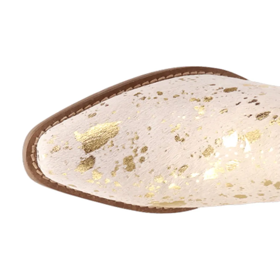Cash Cow Round Toe Slip On Mule Boots