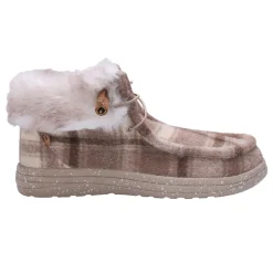 Cassidy Plaid Bootie Slippers