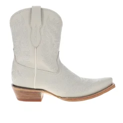 Cate Embroidered Snip Toe Zippered Cowboy Booties