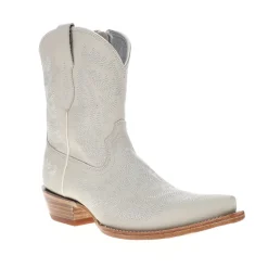 Cate Embroidered Snip Toe Zippered Cowboy Booties
