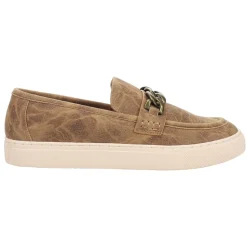Chain Reaction Metallic Slip On Loafers