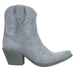 Chandler Embroidered Pointed Toe Pull On Cowboy Booties