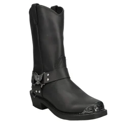 Chopper Pull On Square Toe Motorcycle Boots