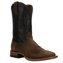 Circuit Paxton Embroidered Square Toe Pull On Cowboy Boots