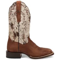 Clarabelle Cow Square Toe Cowboy Boots