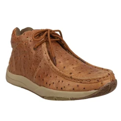 Clearcut Embossed Textured Round Toe Chukka Boots