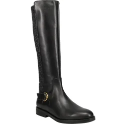 Clover Stretch Tall Round Toe Zippered Boots