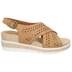 Cosette Cut Out Espadrille Slingback Sandals