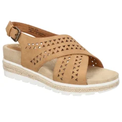 Cosette Cut Out Espadrille Slingback Sandals