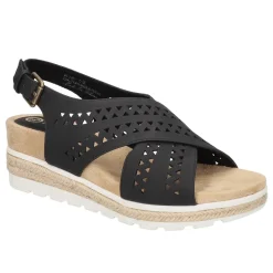 Cosette Cut Out Espadrille Slingback Sandals