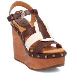 Cosmo Studded Wedge Sandals