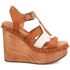 Cosmo Studded Wedge Sandals