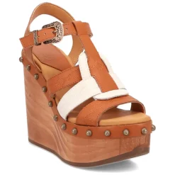 Cosmo Studded Wedge Sandals