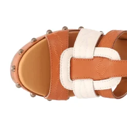 Cosmo Studded Wedge Sandals