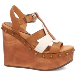 Cosmo Studded Wedge Sandals