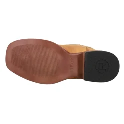 Cowboy Classic Embroidered Square Toe Pull On Cowboy Boots