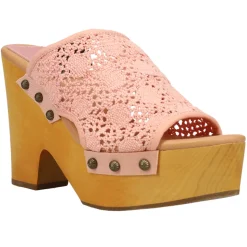 Crafty Studded Platform Sandals