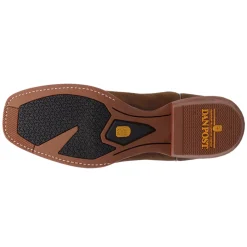 Creed Embroidered Square Toe Pull On Cowboy Boots