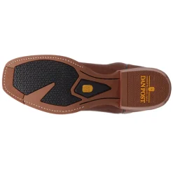 Creed Embroidered Square Toe Pull On Cowboy Boots