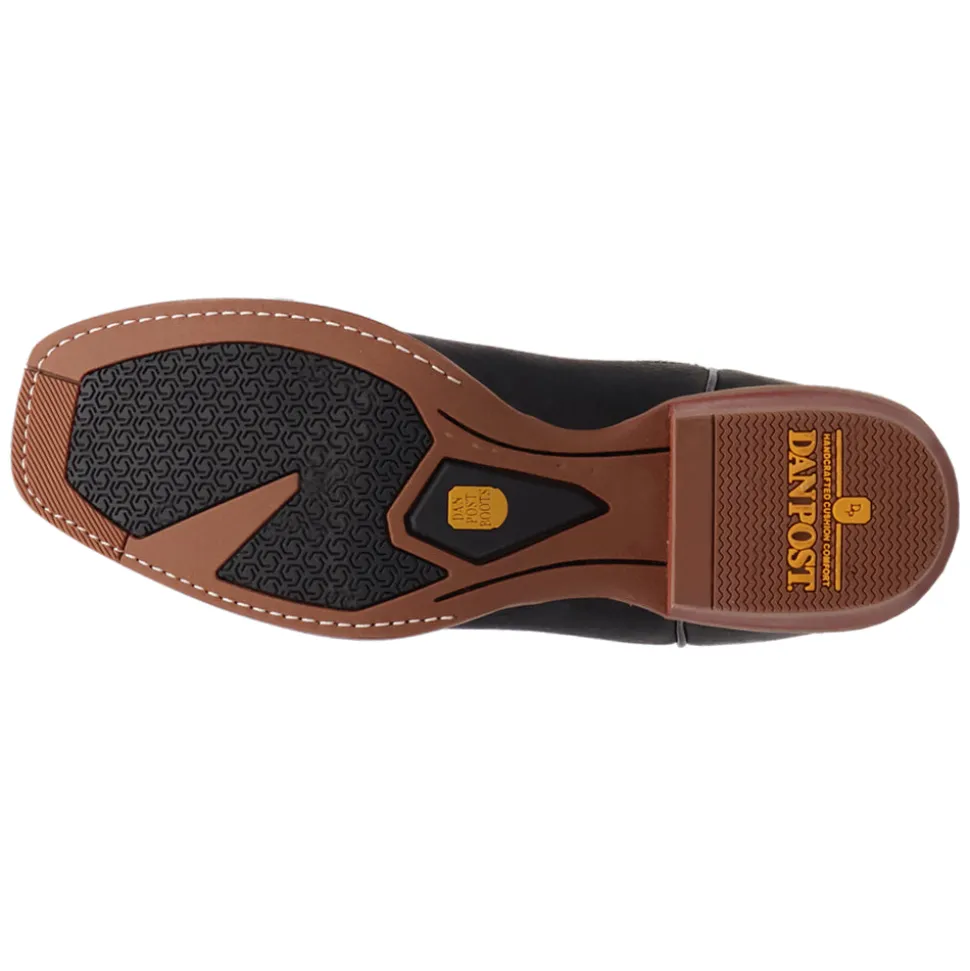 Creed Embroidered Square Toe Pull On Cowboy Boots