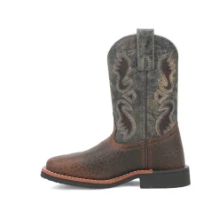 Creek Embroidered Square Toe Cowboy Boots (Little Kid-Big Kid)