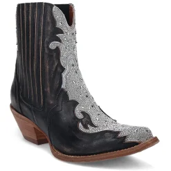 Crystal Snip Toe Cowboy Booties