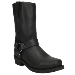 Dean Harness Square Toe Pull On Motorcycle Cowboy Boots